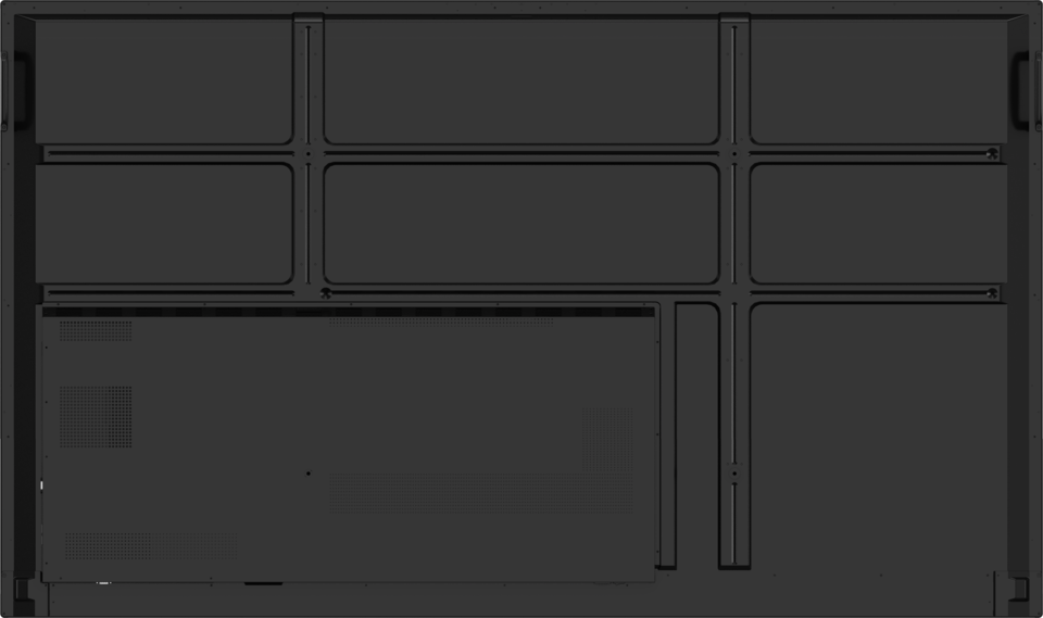 ViewSonic Genesis series interactive screen from the back