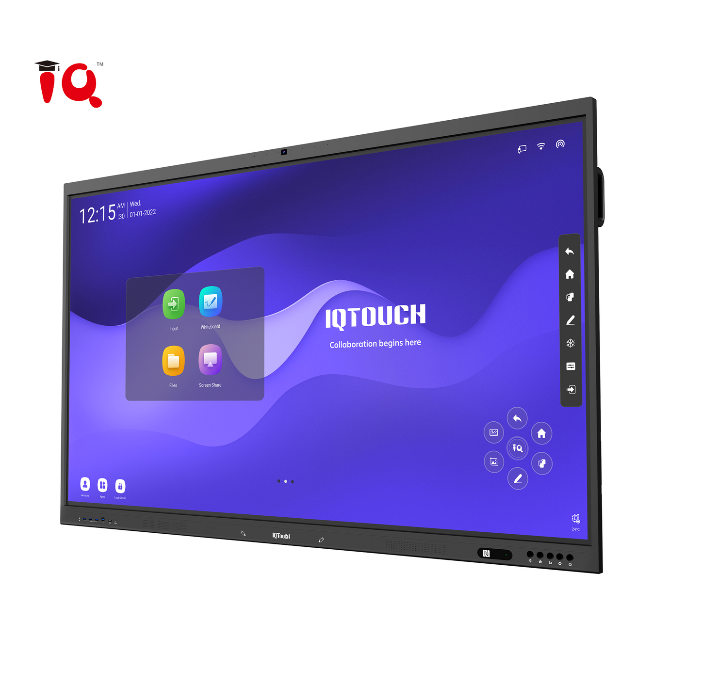IQ touch interactive screen