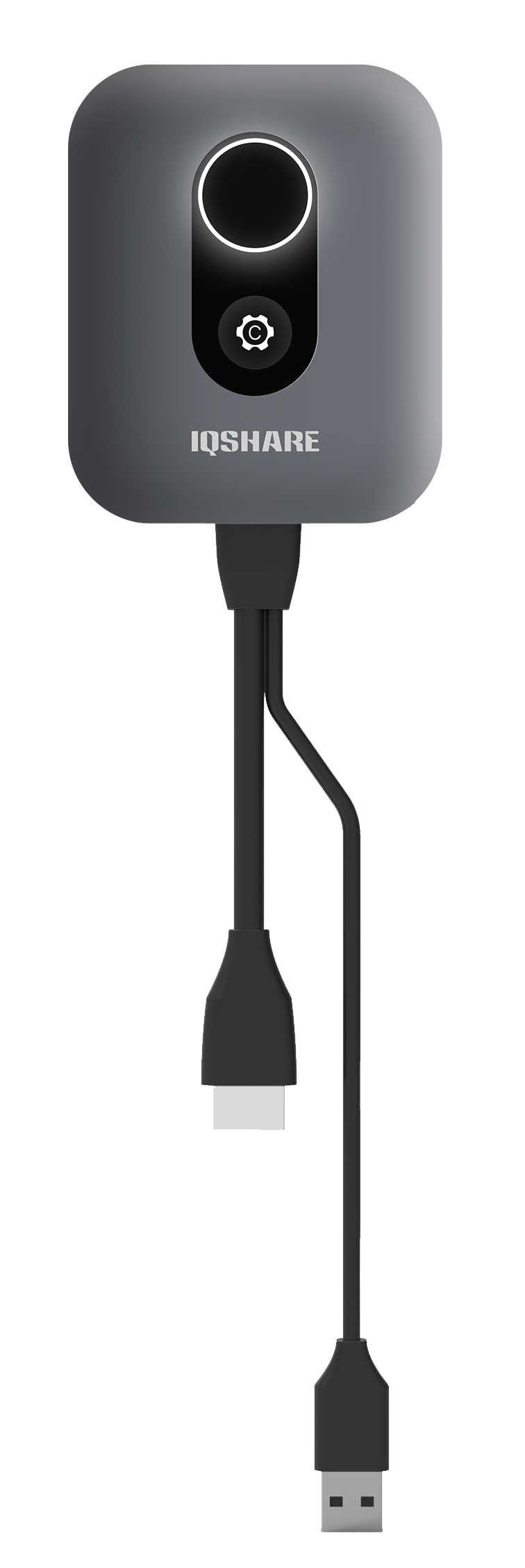 Front on view of H3 sharing button