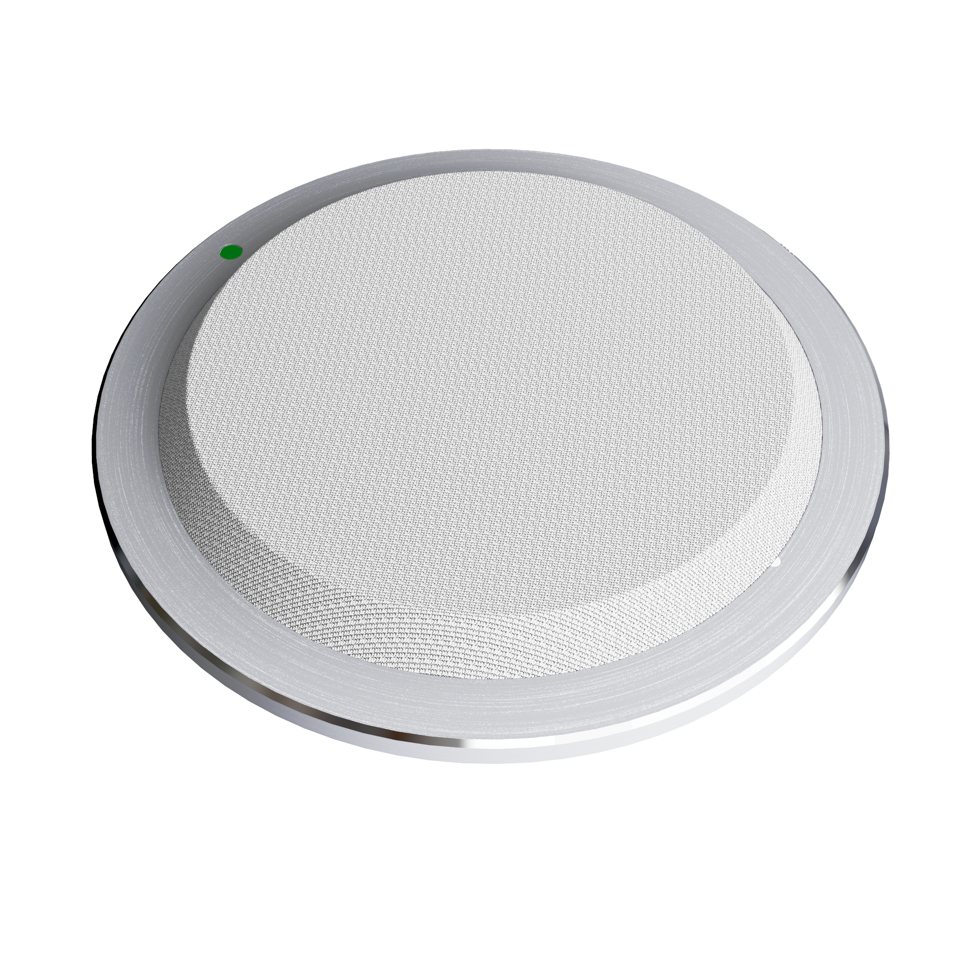 bottom angle view of ceiling microphone