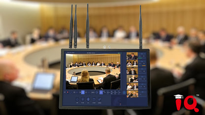 lecture capture system being used in a meeting