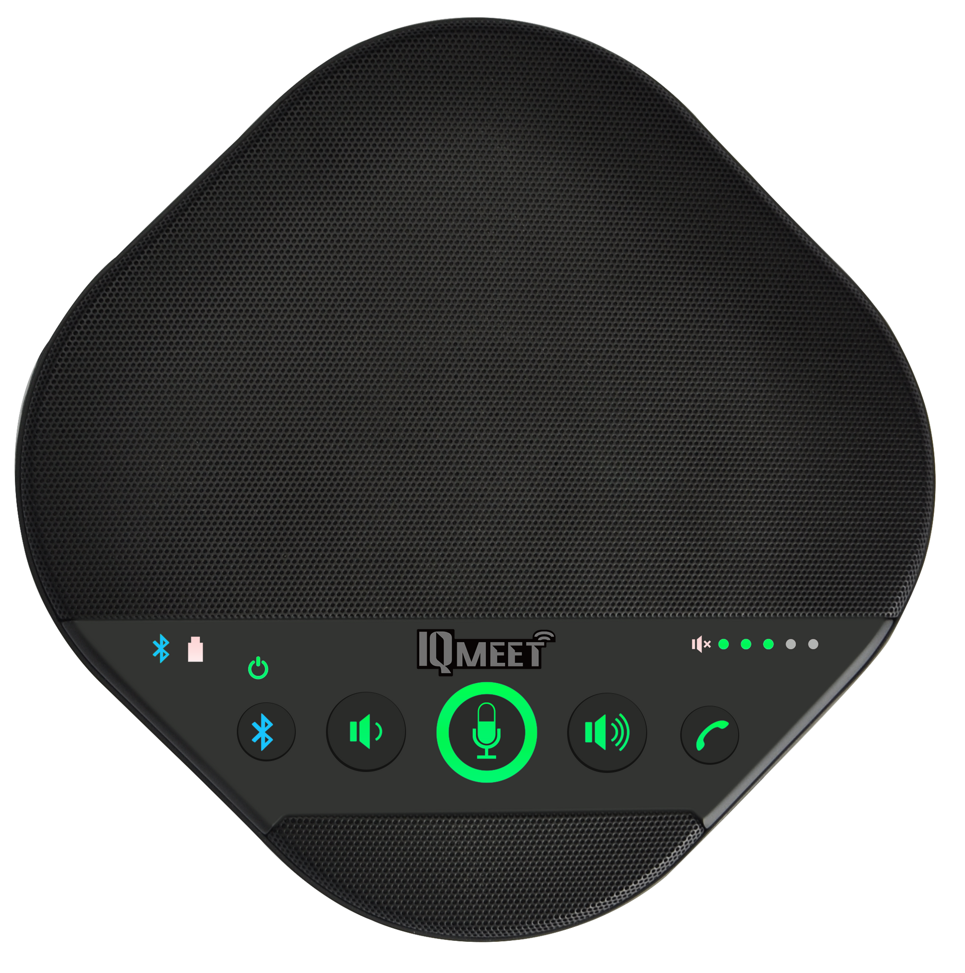 front of speakerphone