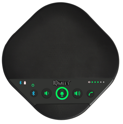 front of speakerphone