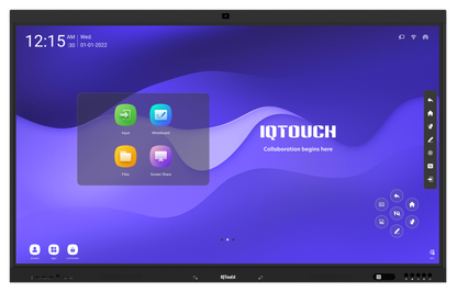 image of the IQ touch interactive panel product