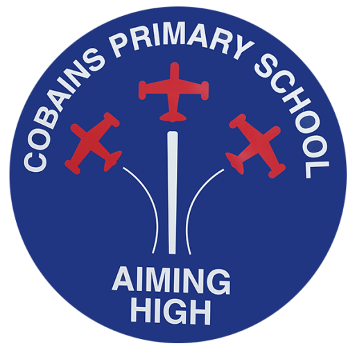 cobains primary school logo