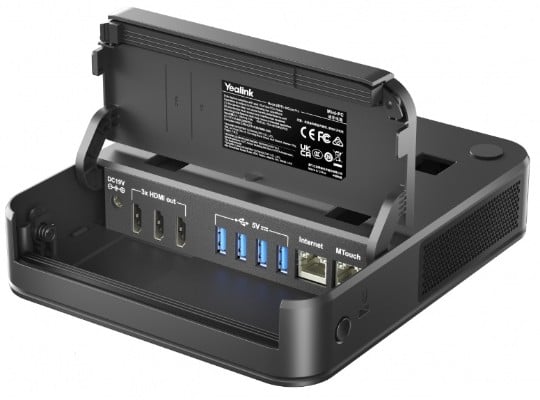 inside of black box showing input ports